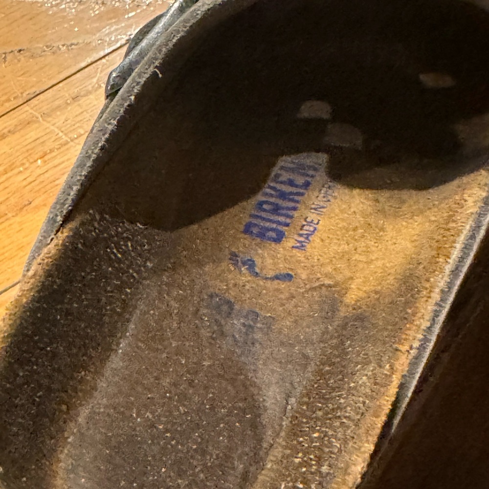 Birkenstock Oiled Leather Boston Mules - Picture 3 of 6